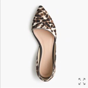 J. Crew Collection Sloan Dorsey calf hair flats